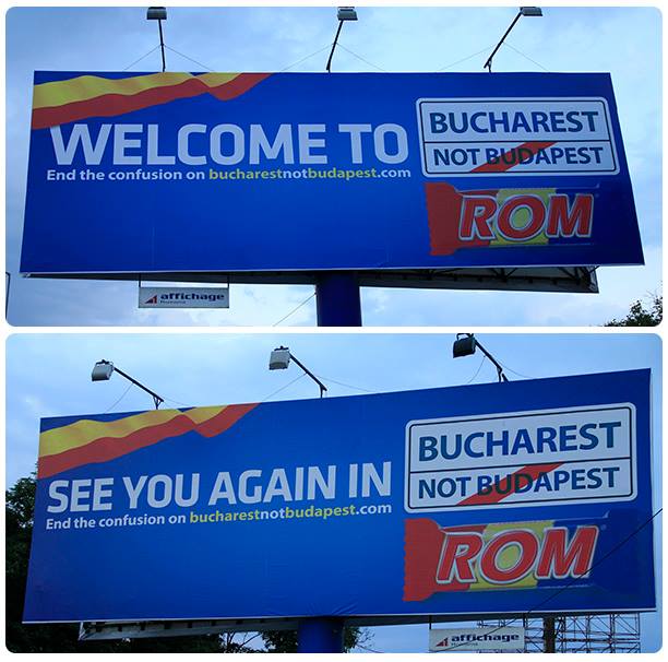 campanie rom, bucharest not budapest